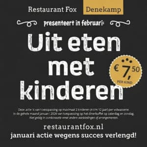 kinderactie restaurant fox