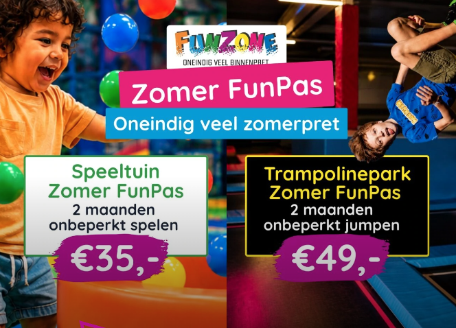 zomer funpas funzone enschede