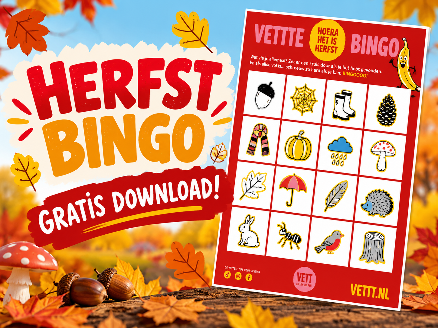 herfstbingo gratis download